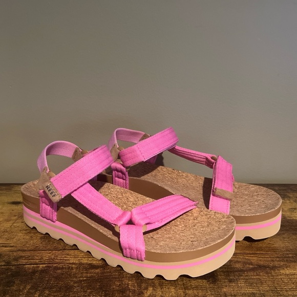 Pink Platform Sandals - Picture 4 of 8